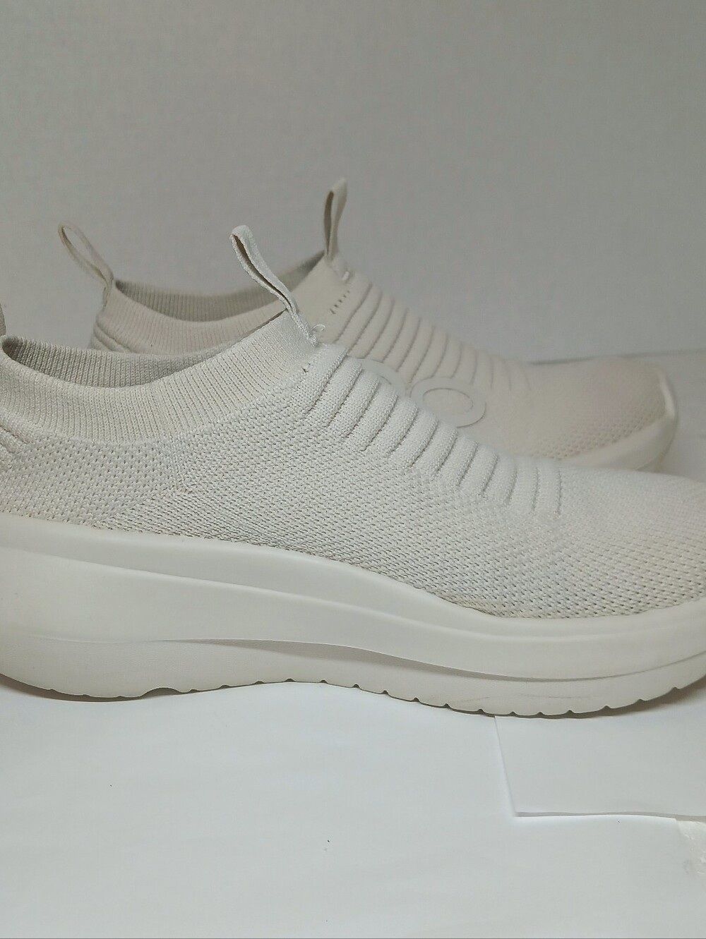 OOFOS OOmy Zen Womens 7.5 Chalk White Slip On Recovery Shoes Sneakers 5078 - Picture 8 of 16